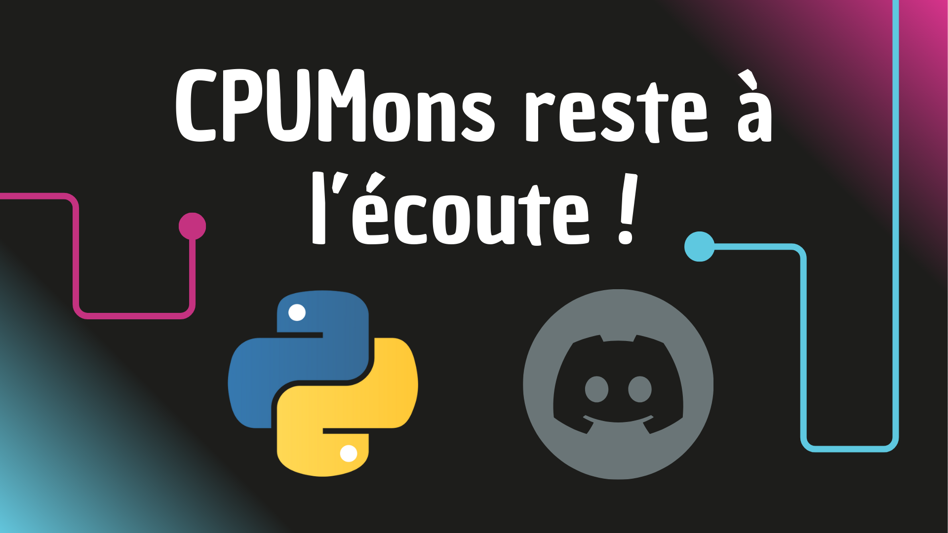 À l'écoute : question sur python